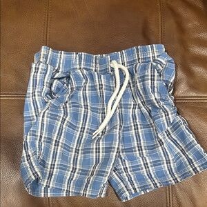 Carter's Blue and White Plaid Shorts
